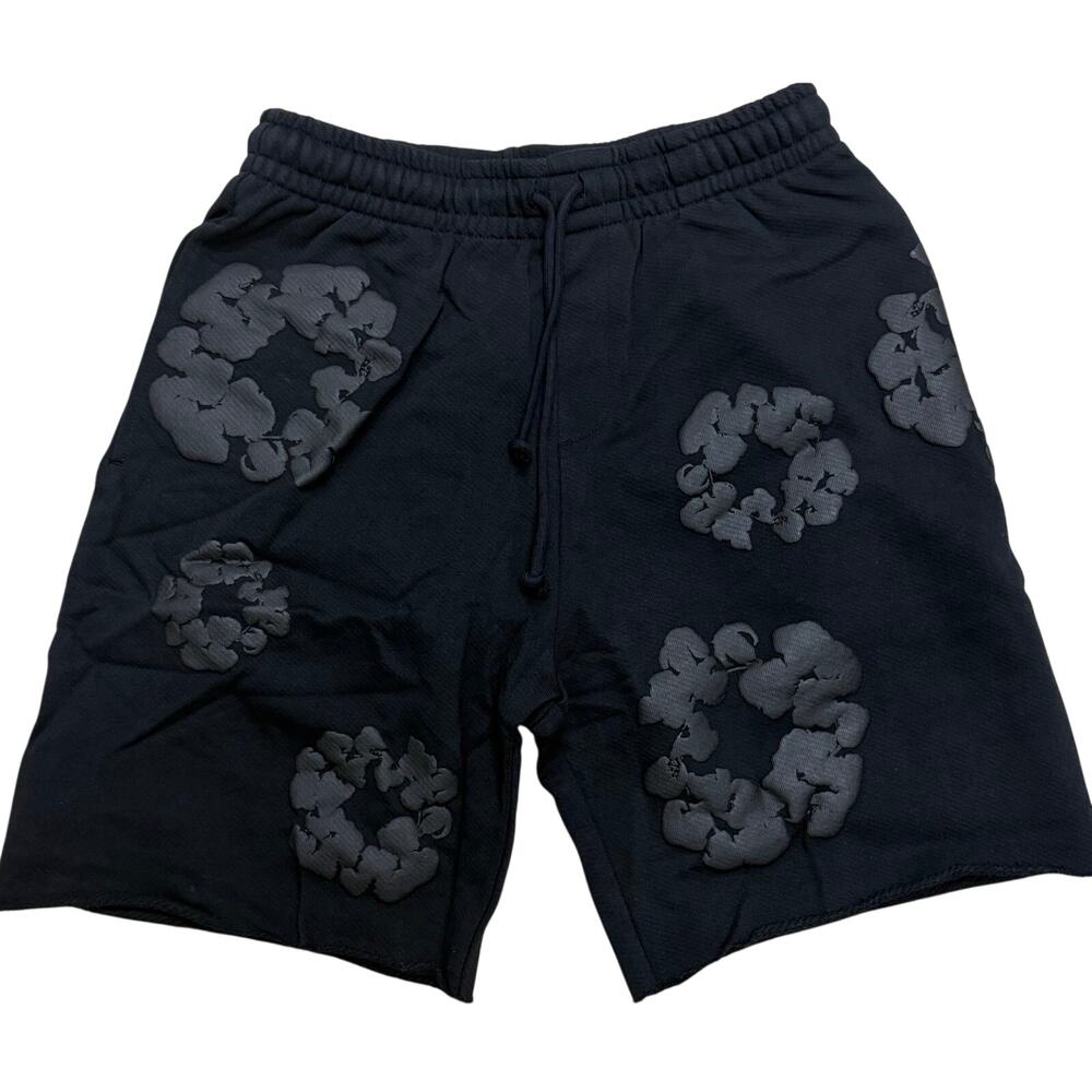 Denim Tears Black Monochrome Shorts Small NWOT